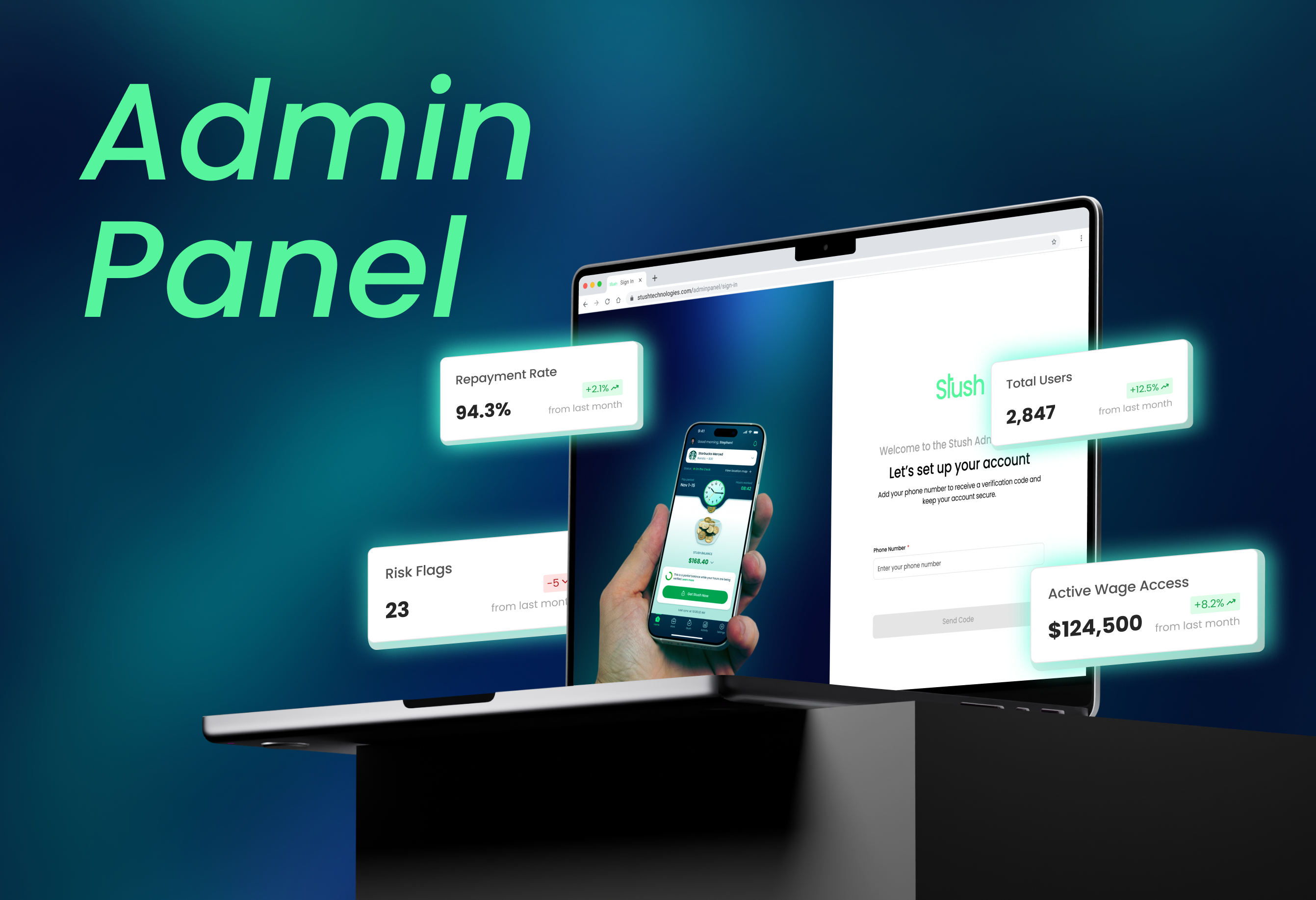 Admin Panel — Stush