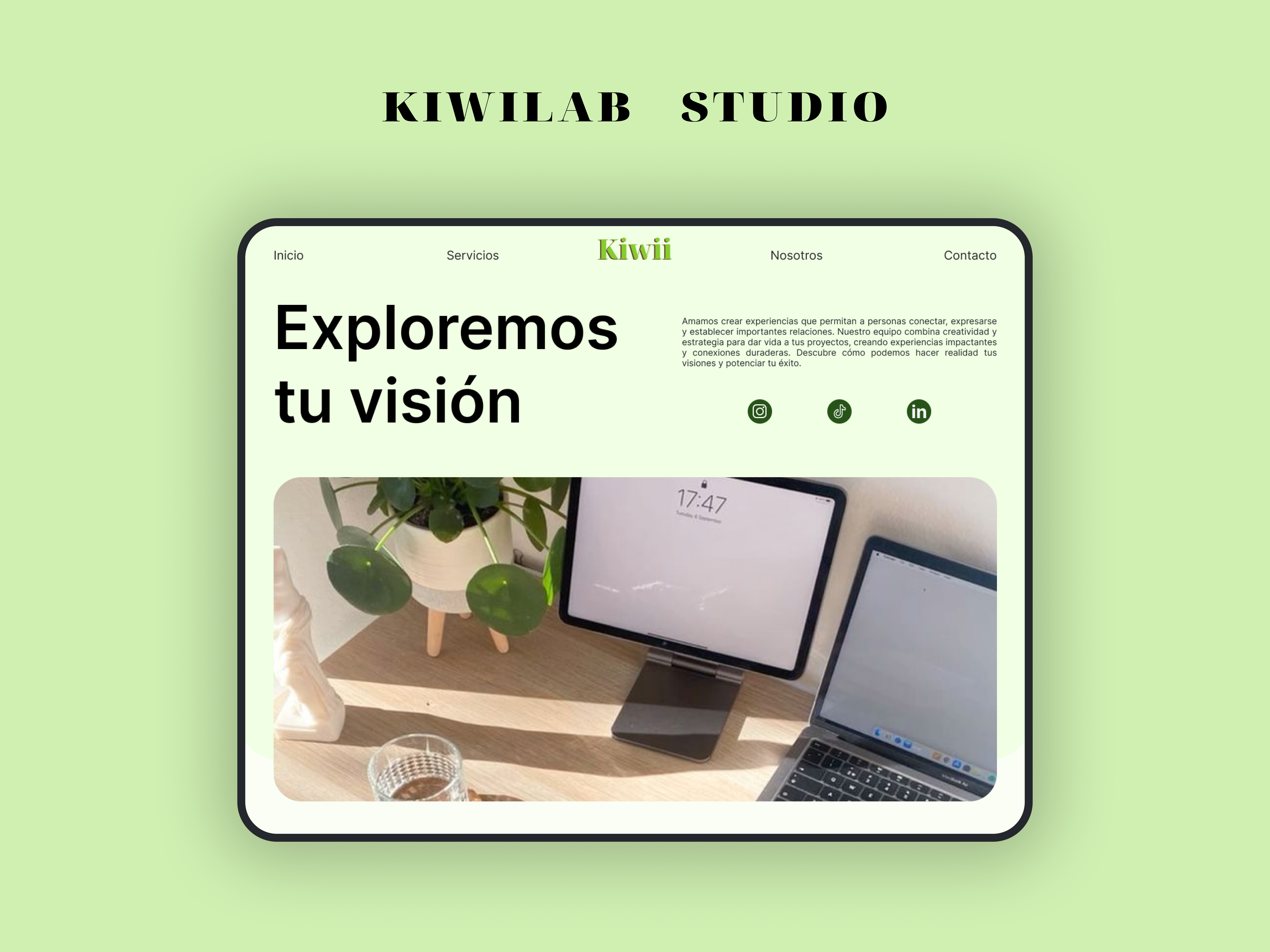 Kiwilab Studio website